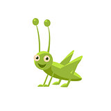 Happy Grasshopper Icon