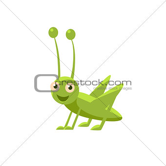 Happy Grasshopper Icon
