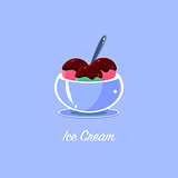 Ice Cream In Bowl