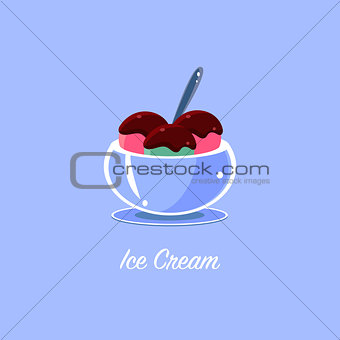 Ice Cream In Bowl