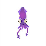 Puple Squid Icon