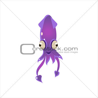 Puple Squid Icon