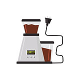 Coffee Machine Simplified Illustration