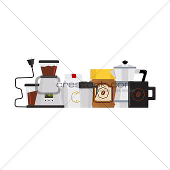 Coffee Accessories Set With Kettle