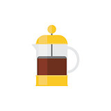 Coffee Press Simplified Illustration