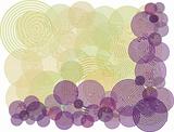 purple swirl circle background