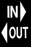 In or Out Sign
