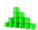 Green Gel Cubes