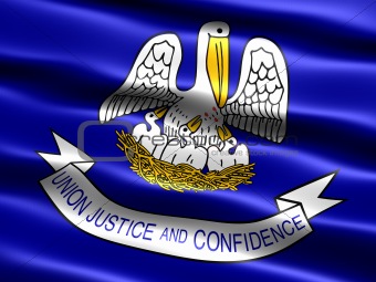Flag of the state of Louisiana