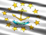 Flag of the state of Rhode Island
