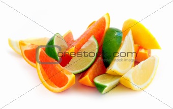 Citrus wedges