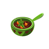 Traditional Mexican Soup Illustration