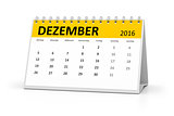 german language table calendar 2016 december