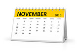 german language table calendar 2016 november