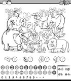 calculating game coloring page