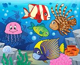 Coral reef fish theme image 2