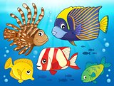 Coral reef fish theme image 3