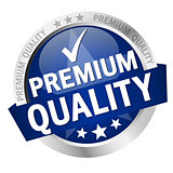 button with text Premium Quality