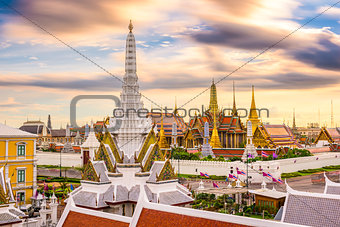 Bangkok Thailand Temples Skyline