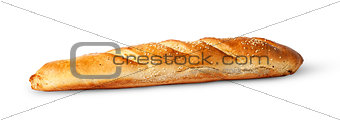 In front French baguette