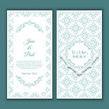Decorative wedding invitation design