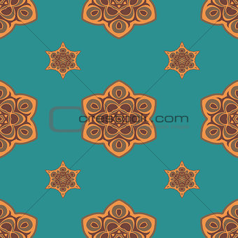 Seamless pattern boho chic