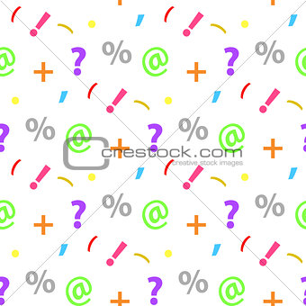 Vector punctuation marks