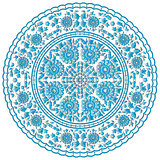 Antique ottoman turkish pattern vector design ninety seven