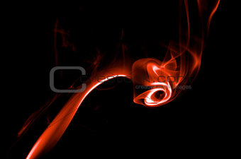 Abstract Red Smoke