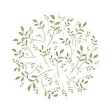 Spring leaf frame for your design