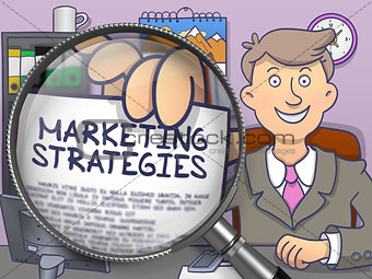 Marketing Strategies through Lens. Doodle Style.