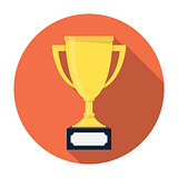 Trophy Cup Flat Icon