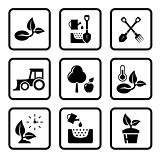 set of agriculture icons
