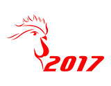 cock 2017. vector