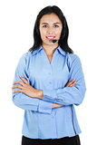 Female Call Center Operator