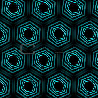 Turquoise optical illusion background