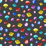 Colored diamonds texture. Vector illustration.