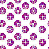 Abstract geometric circles seamless pattern.