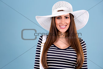 summer caucasian woman 