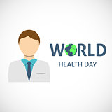 World health day concept with doctor