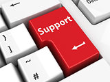 Computer keyboard support