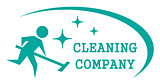 blue cleaning symbol