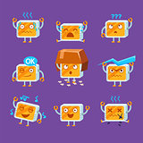 Little Robot Emoji Set