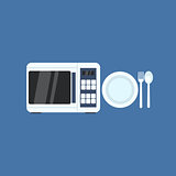 Microwave Oven And Plate
