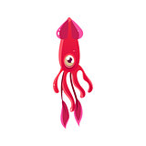 Squid. Vector Illustration