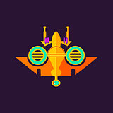 Abstract Colorbul Spaceship