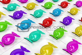 Group of colorful candies