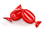 Red wrapped candies