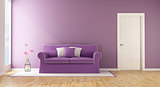 Purple living room 