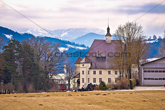 Schloss Wiesenau view in Lavanttal 
